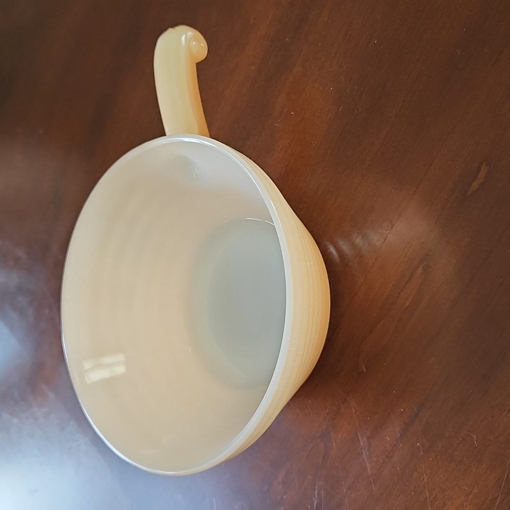 Vintage FireKing Oven Ware Handled Soup Bowl